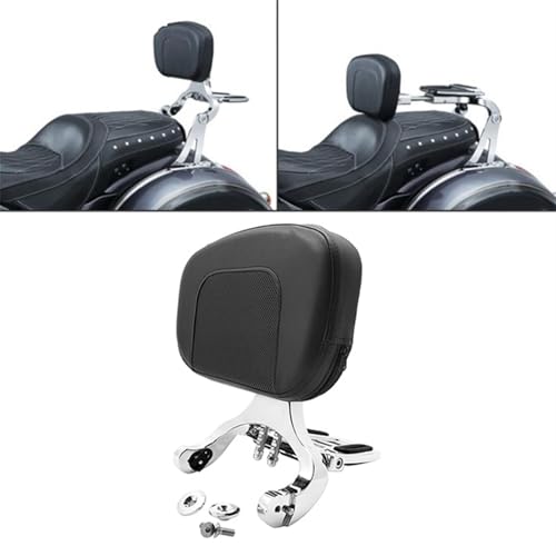 Sissy barre pour Vulcan VN 900 Custom avec dossier de passager pliable premium