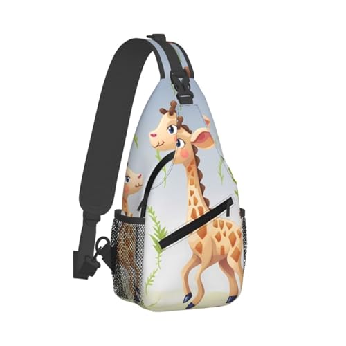 Bolso bandolera cruzado para hombre negro miniatura 2