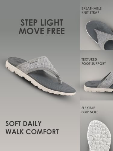 Image of URJO womens Trend-1 Women's Flipflops With Levirex for 40% Less Pressure Arch Support & Anti-skid Comfort By Neo Slipper