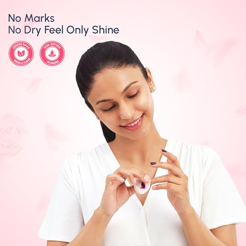 Image of Kara Nail Polish Remover Wipes Rose - 30 Pulls (Pack of 6)| Travel-Friendly | Enriched with Olive Oil & Vitamin E | Acetone Free | One Wipe Cleans 10 Nails
