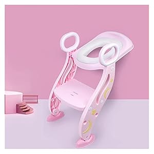 Toddler Potty Training Seat met ladder, Potty Seat Toiletzitting met stiefkruk for kinderen, spatbescherming en antislip…