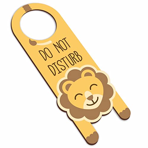 Image of CVANU Do Not Disturb Wooden Door Sign Hanger Size(24cm x 8.5cm) cv74