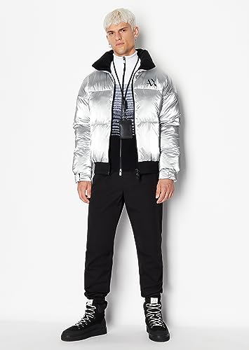 Armani Exchange Men's Nylon Twill Ergonomic Drawstring Jogger2