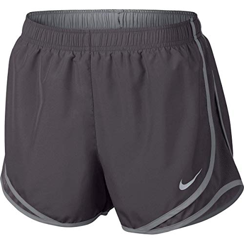 Nike Women's Tempo Running Shorts (Gunsmoke/Gunsmoke/Wolf Grey, Medium 3)