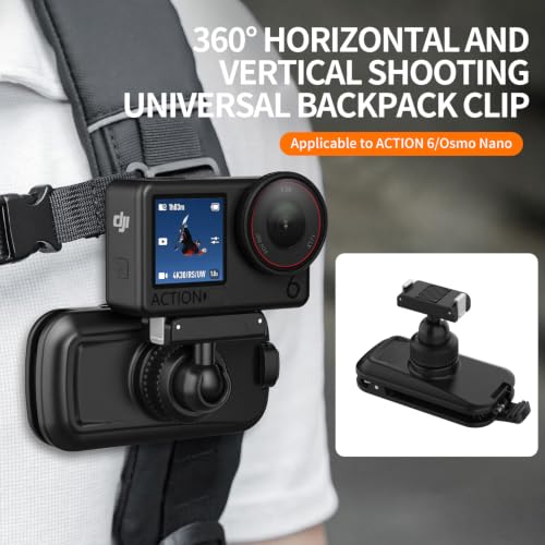 Image of MOBILIFE Magnetic Backpack Camera Clamp for DJI Osmo Action 6 /Nano