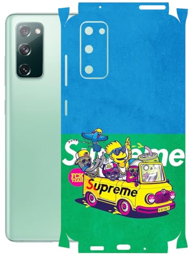 Image of AtOdds - Full Body Back Screen Guard Protector Film - Lamination Wrap Skin Sticker Compatible with Samsung Galaxy S20 FE | Scratchproof Matte Finish (Simps)