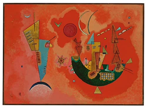 Poster sur toile Kandinsky pour et contre SERENDIPITP 50x70cm pour salon
