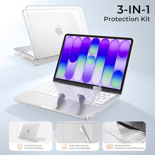 Image of EooCoo for MacBook Neo Case 13 inch 2026, 100% Match Color, 3 in 1 Kit