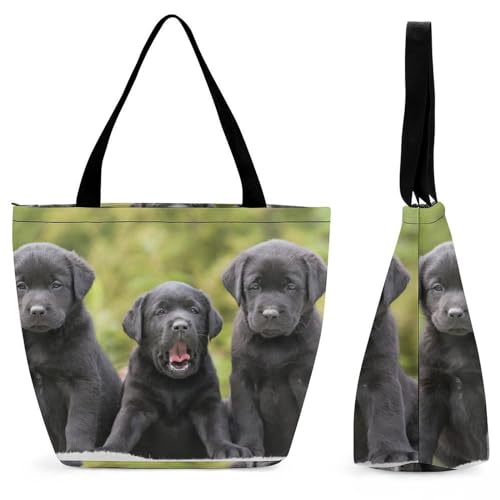Sac à bandoulière labrador noir au design élégant et finitions soignées