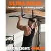 Fitarc Joist Mount Pull Up Bar, Wall Chin Up Bar Ceiling Mount for Beams, Heavy Duty Steel Construction, Home Gym Workout Equipment -Patent Pending