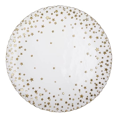 BUTLERS Glas-Platzteller Sterne 32 cm Transparent | eleganter...