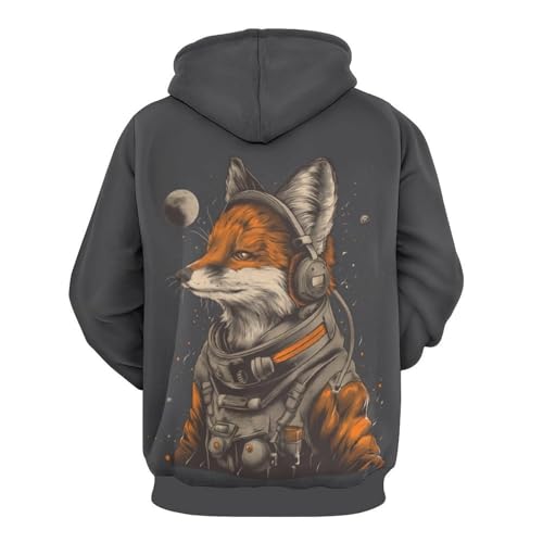 Sweatshirt Renard Spatial idéal pour vos sorties urbaines décontractées - 5