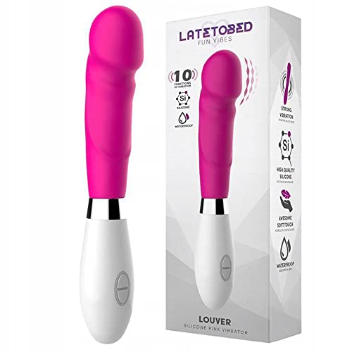 Vibromasseur Louver silicone rose stimulation intime 10 fonctions