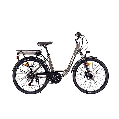 Miniatura 8 de Nilox J5 Plus, Bicicleta Eléctrica Unisex Adulto, Gris, 26