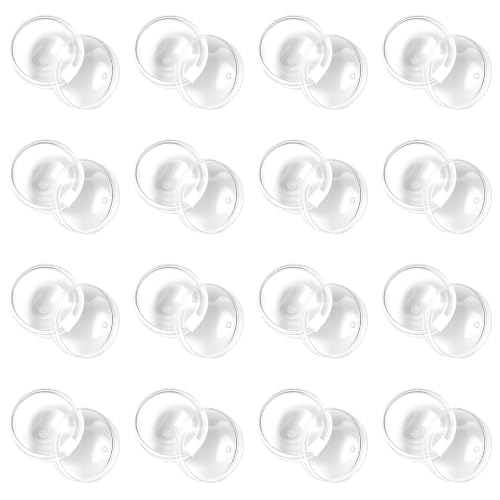 Image of 50 Pcs 2-3 /8 Inch / 60 mm Round Capsules Clear Empty Vending Machine Capsules Containers for Gumball Machines