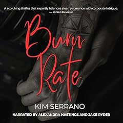 Burn Rate Audiolibro Por Kim Serrano arte de portada