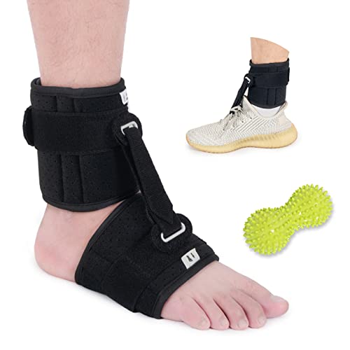 Tairibousy Foot Up AFO Foot Drop Brace Adjustable Ankle Foot Orthosis Support for Men & Women and Kids, Improve Walking Gait