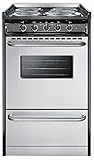 Summit TEM110BRWY Kitchen Cooking Range, Stainless Steel