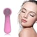 Produktbild Elektrische Gesichtsbürste Silikon Gesichtsreinigungsbürste, Silikon Gesichtsmassagegerät Sonic Tiefenreinigung Hautpflege Gerät IPX7 wasserfeste USB wiederaufladbares für Alle Hauttype,Rosa