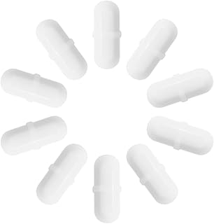 NANBEI Magnetic Stir Bars，10PCS Type-B Laboratory Bar Lab,Stir Plate Bar,(0.78 Inch*0.31Inch),High Lubrication,Strong Magnetic,Chemical Corrosion Resistance,for Lab、University、Industrial
