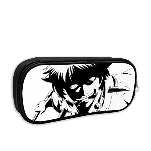 Preisvergleich Produktbild Gintama Sakata Gintoki Federmäppchen, großes Fassungsvermögen, Federmäppchen mit robustem Reißverschluss, für Schule und Büro