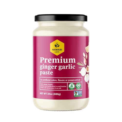 Ginger & Garlic Paste | 100% Natural (Non-GMO) | Gluten Free | Vegan | No Artificial Preservatives