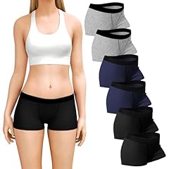 6 Pack- Black / Heather Grey / Navy