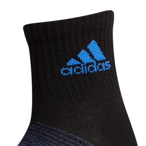 Image of adidas Superlite Badge of Sport Quarter Socks 6-Pair (Little Kid /Big Kid)