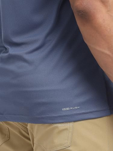 Image of Men's Lightweight Dry Rush Tech Polo | Moisture-Wicking, Breathable, Stretchable, Wrinkle-Resistant, Quick-Dry, Anti-Odor