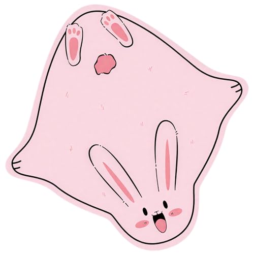 ランチクロス 巻くだけ保冷 くっつくクロス お弁当包み 保温 軽量 吸水 カメララップ くっつき ペタペタ おにぎりケース くっつきタオル マルチ 化粧ポーチ 60*60cm 動物柄 (ピンクウサギ)