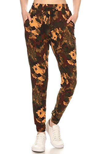 Image of Leggings Depot Premium Jogger Women's Popular Print High Waist Track Pants(S-XL)