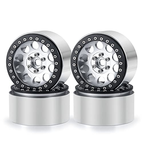 Jantes RC 2.2 Beadlock aluminium 5,6 cm, parfaites pour les sorties en forêt en TRX4