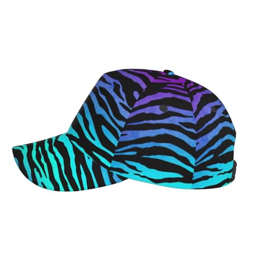 Casquette de baseball violette style délavé et imprimé papillon original - 5