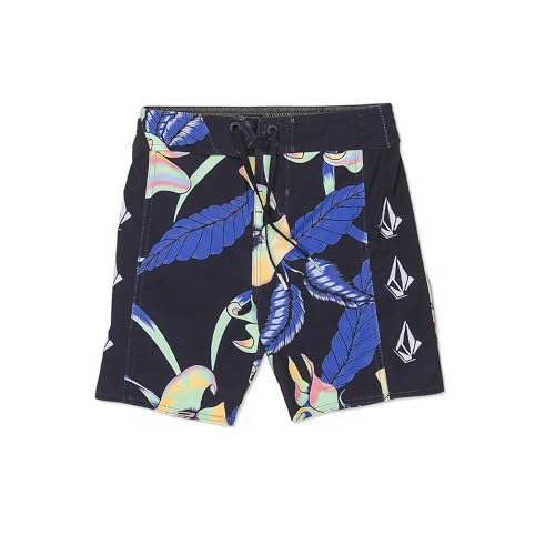 Volcom Boys' Little Toddler Iconic Mod Boardshort Swim Trunks