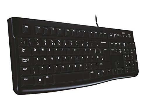 Logitech K120 USB QWERTZ Tchèque Noir - Claviers (Avec fil, USB, QWERTZ, Noir)