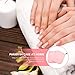 Uonlytech 1pair Wax Therapy Mittens Moisturizing Paraffin Wax Gloves for Hand Care Reusable and Washable for Spa Beauty Salon Home Use
