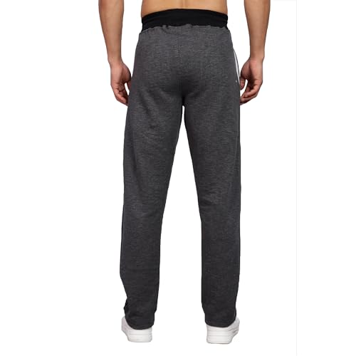 Image of fanideaz Mens Cotton Track Pants for Men Summer Night Lower Gym Trousers Travel Wear Full Length Bottoms Casual Sportswear Relaxed Fit Comfortwear Loungewear Pants