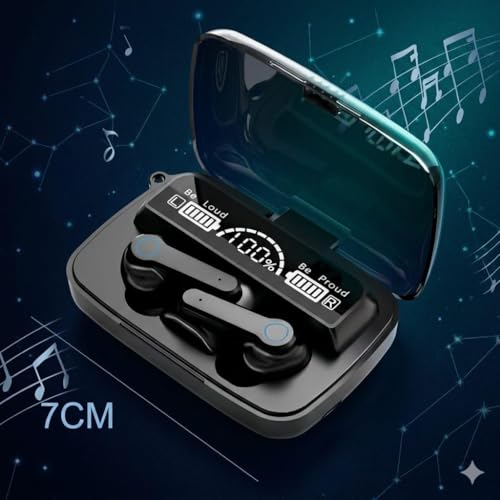 Image of M19 TWS, Truly Wireless Earbud with LED Display & Dedicated Torch, 30hrs Playtime & Fast Charging, Bluetooth 5.1 with ENC, Low Latency, IPX7 Sweat-Proof, Built-in Mic with Deep Bass