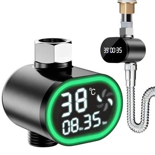 Moniteur de température de l'eau pour éviter les brûlures sous la douche