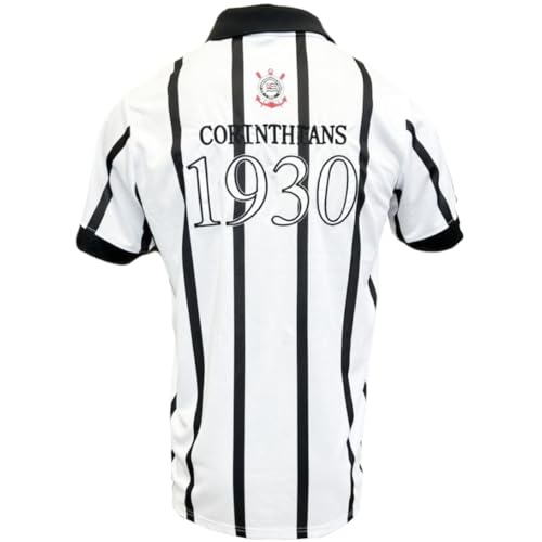 Camisa Polo Masculina Esportiva Dia a Dia Licenciada Corinthians 1930 Spr Sports Eco17054
