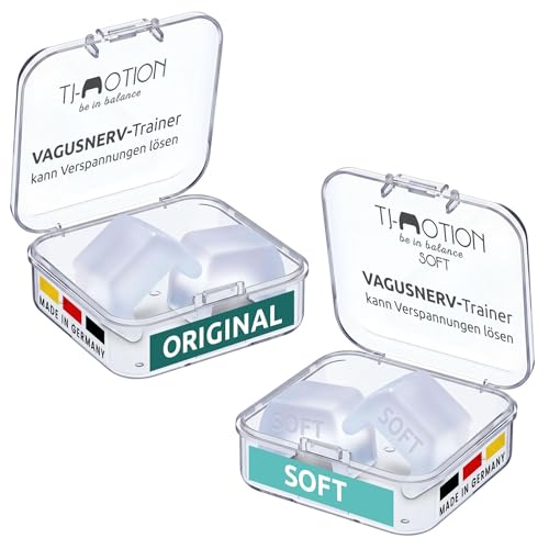 TJ-Motion Original & TJ-Motion SOFT KOMBI PAKET - Kieferentspannung & VAGUS-Nerv-Training - die optimale Unterstützung bei Beschwerden im Kiefer- Schulter- Nacken- Rückenbereich