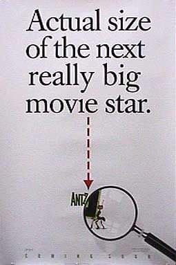 ANTZ - 27x40 D/S Original Movie Poster One Sheet 1998 Woody Allen