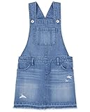 The Children's Place girls Skirtall Casual Dress, Willow Wash Denim, 6 7 US