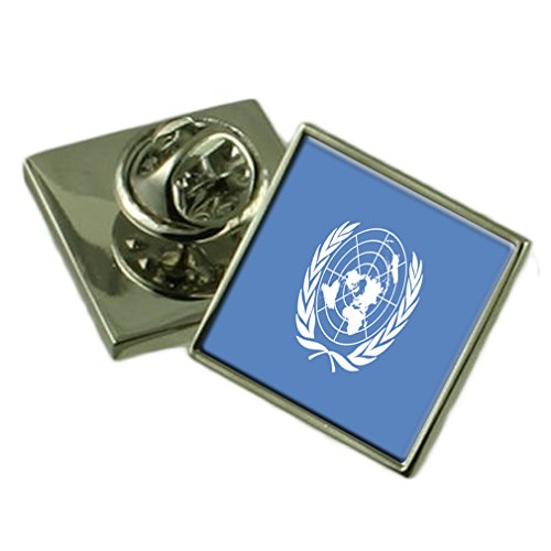 Insignia de las Naciones Unidas en cuadro personalizado para regalo institucional