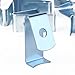 12-pack, Flower Pot Clips Klips Holders, Strong Durable Hard Galvanized Steel For Indoor/Outdoor Plant Terra Cotta Clay Pot Garden Latch Hangers