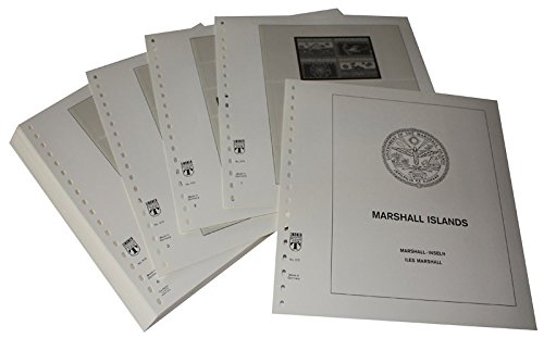 Feuilles LINDNER Iles Marshall 1984-1992 pour compléter et ranger ses timbres