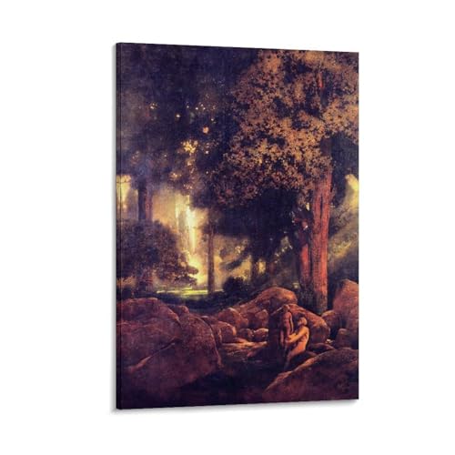 Maxfield Parrish poster décoratif sur toile Parrish salon 60x90