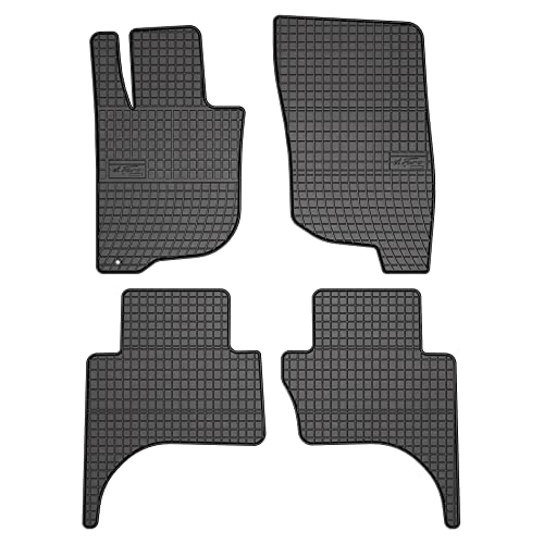 Tappetini perfettamente compatibili - realizzati su misura per Fiat Fullback (2015-2019, cabina doppia), per Mitsubishi L200 V (2015-2019)