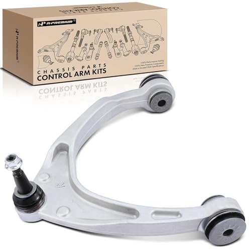 A-Premium Front Right Upper Control Arm, with Ball Joint & Bushing, Compatible with Chevy Cadillac GMC - 2014-2016 - Silverado 1500, Sierra 1500, Escalade (ESV), Yukon (XL), Tahoe, Suburban
