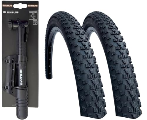 Pneus tout-terrain Baldy's 27,5 x 2,10 Noir pneu VTT polyvalent chemins
